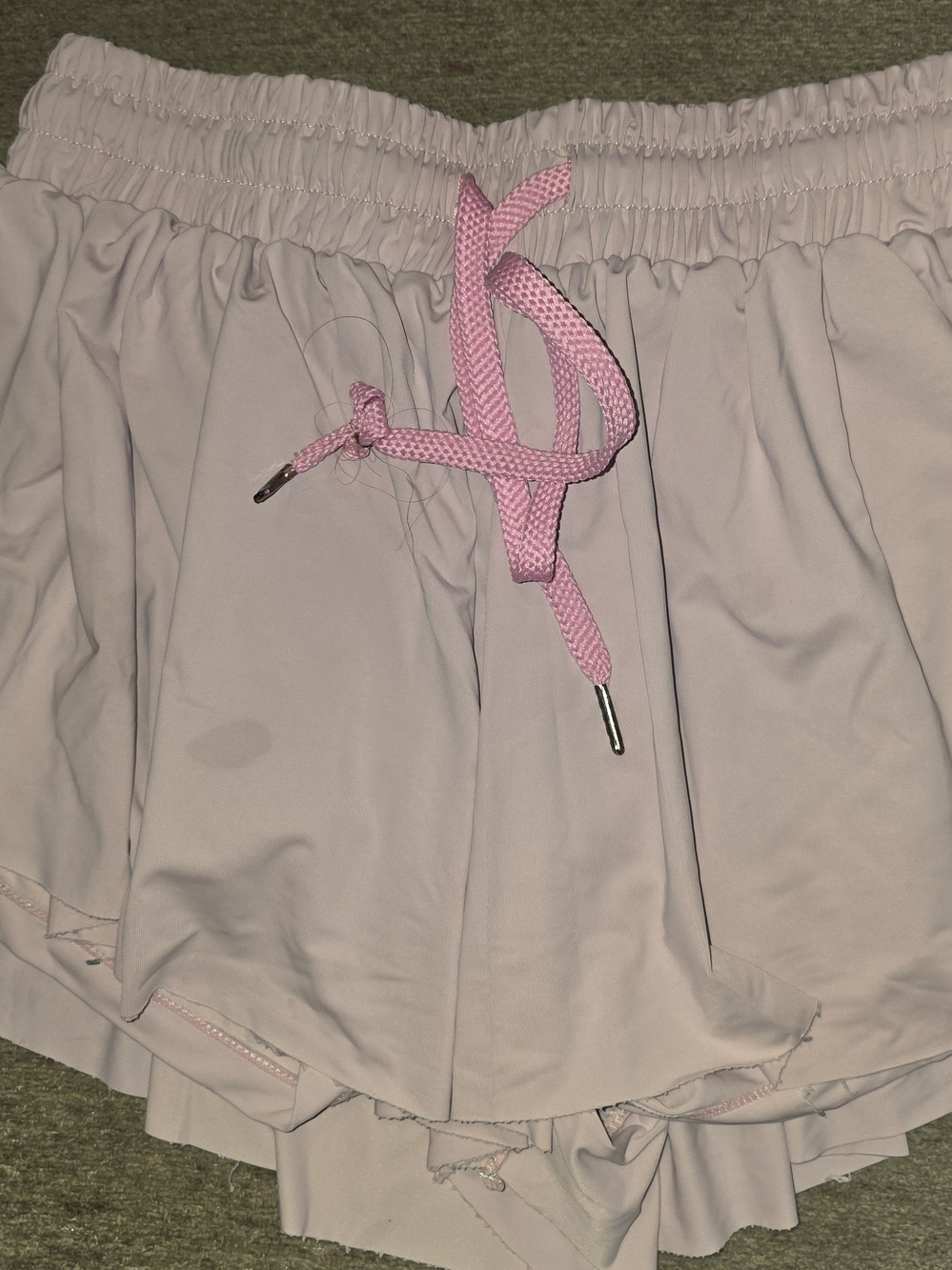 2 in 1 Flowy Running Shorts for Women Athletic Womens Cutoffs Medium